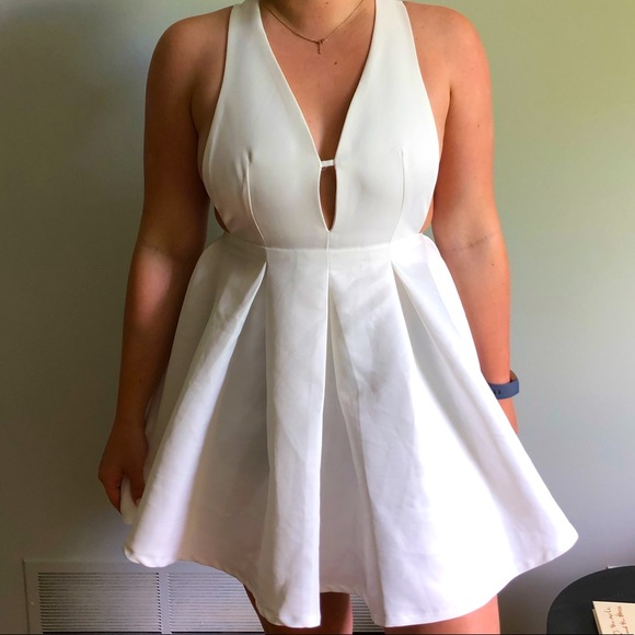 Hot & Delicious Dresses & Skirts - White Skater Skirt dress (Marilyn Monroe)